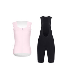 RIVANELLE maillot sin mangas y pantalón corto - SCALLESSA - negro/rosa